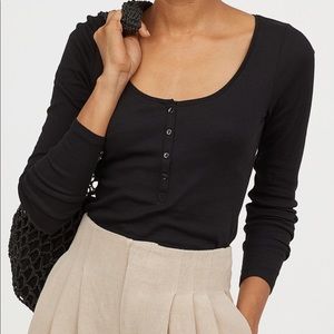 Henley Style Top